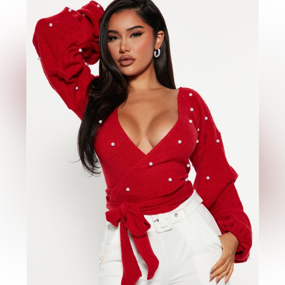 Pearl Detail Sweater